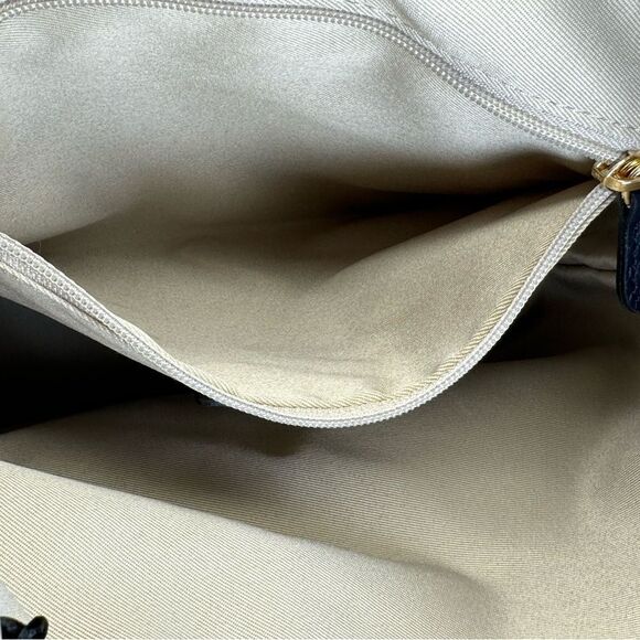 Valentino Mario Simeon Studded Leather Backpack Navy NWT - Picture 10 of 13